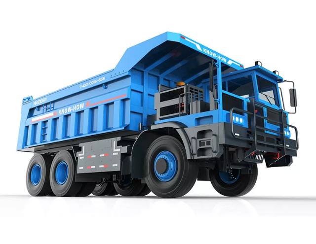 dual motor electric dump truck