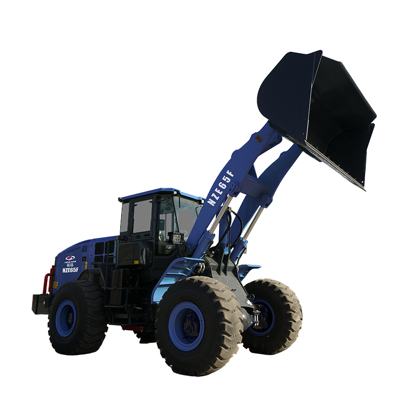 NZE688D rated loading 6.5 ton dual motor 350kwh (316kwh optional) heavy duty mining charging electric wheel loader